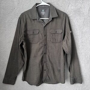 Kuhl Men's Casual Button Down Shirt - Dark Gray